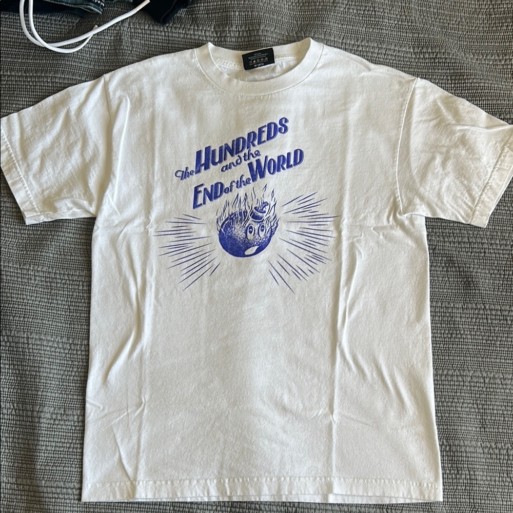 The Hundreds White and Blue Graphic Tee